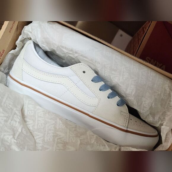 Vans Cream and White Sneakers - Picture 6 of 6